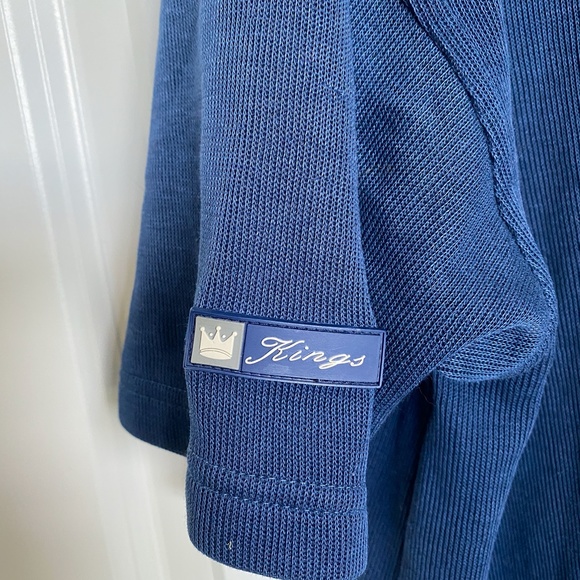 King 's Collection Blue Shirt - Picture 3 of 6